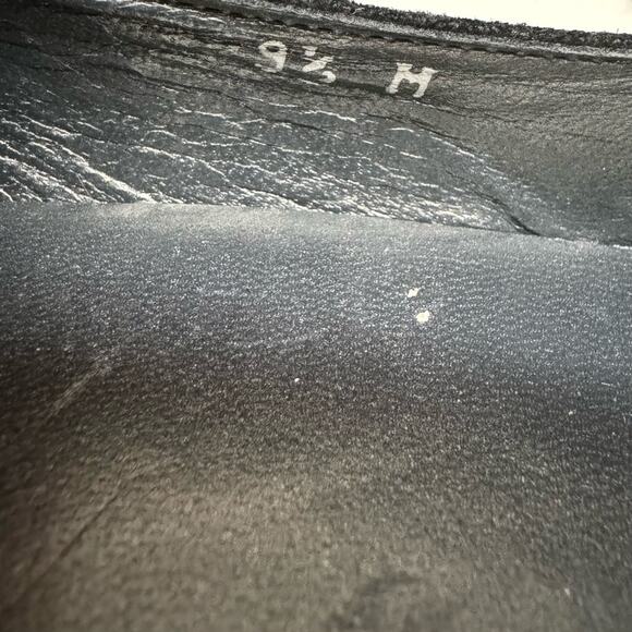 Stuart Weitzman Black Suede Tortoise Shell Satin Bow Heels Size 9.5 - Picture 7 of 9